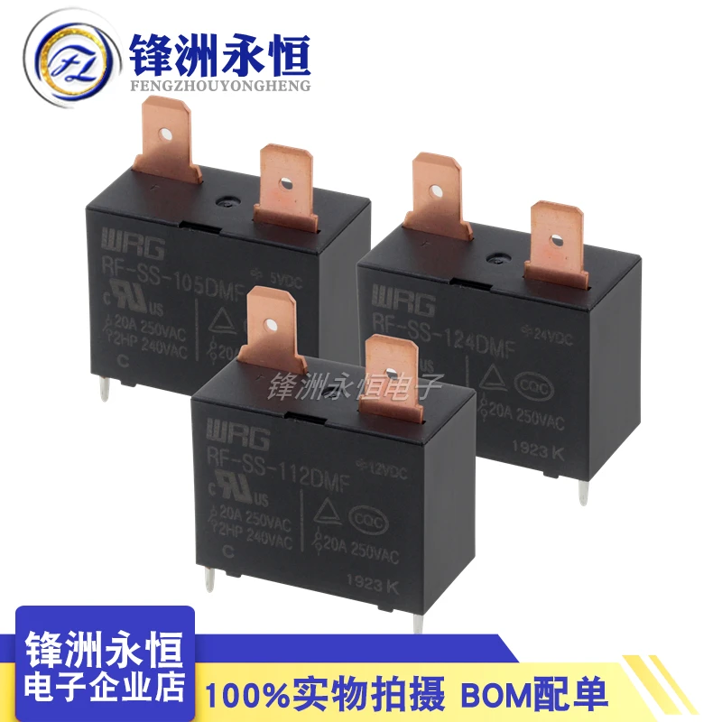 

100%New Original relay RF-SS-112DMF 12VDC DIP-4 Air Condition Relay 4-pin Current 20A 250VAC Replaceable HF102F-12V G4A-1A-E-12V