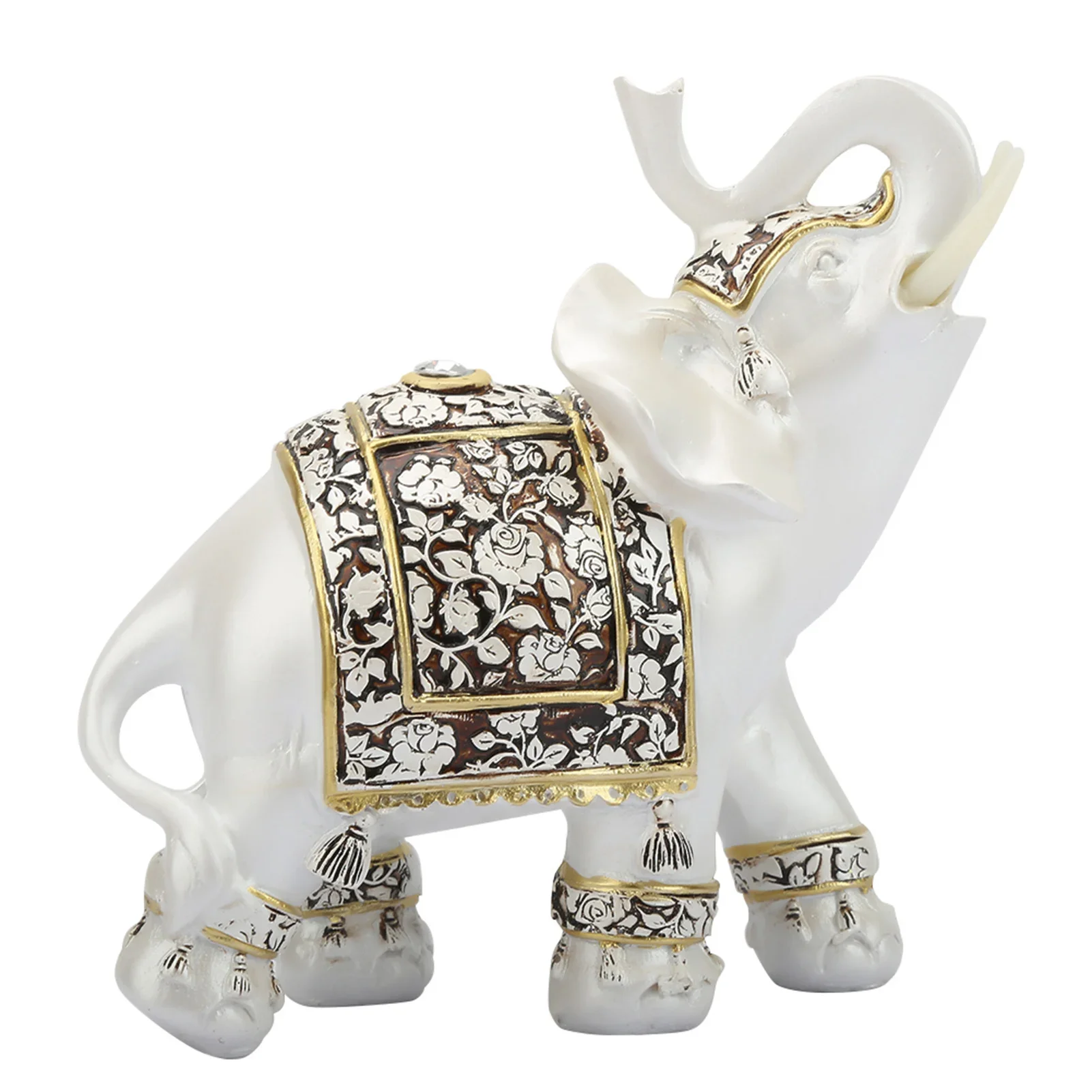 

Vintage Exquisite Elephant Model Ornaments Statue Craft Gift Home Office Decoration