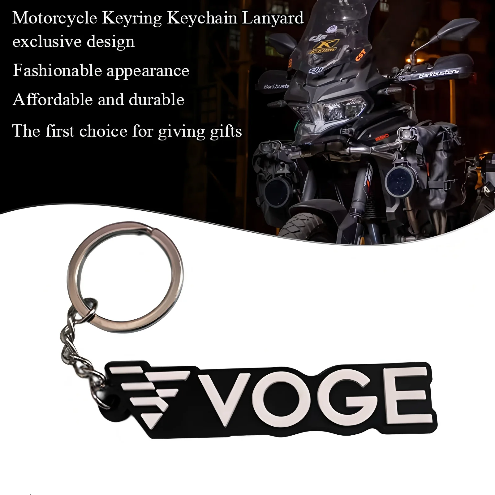 For Voge Sr4 Max 500R 525R 500AC 500DS 300AC 300R 650 600 DS 300 Rally 250 RR Motorcycle KeyChain Logo Buckle Pendant Gift