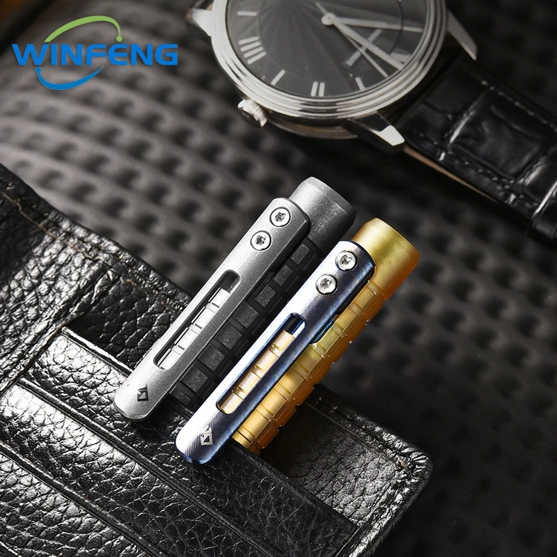 High Quality Titanium Alloy Tactical Pen PEI Signature Pen Student Office Stationery Emergency Window Breaker Survival Supplies