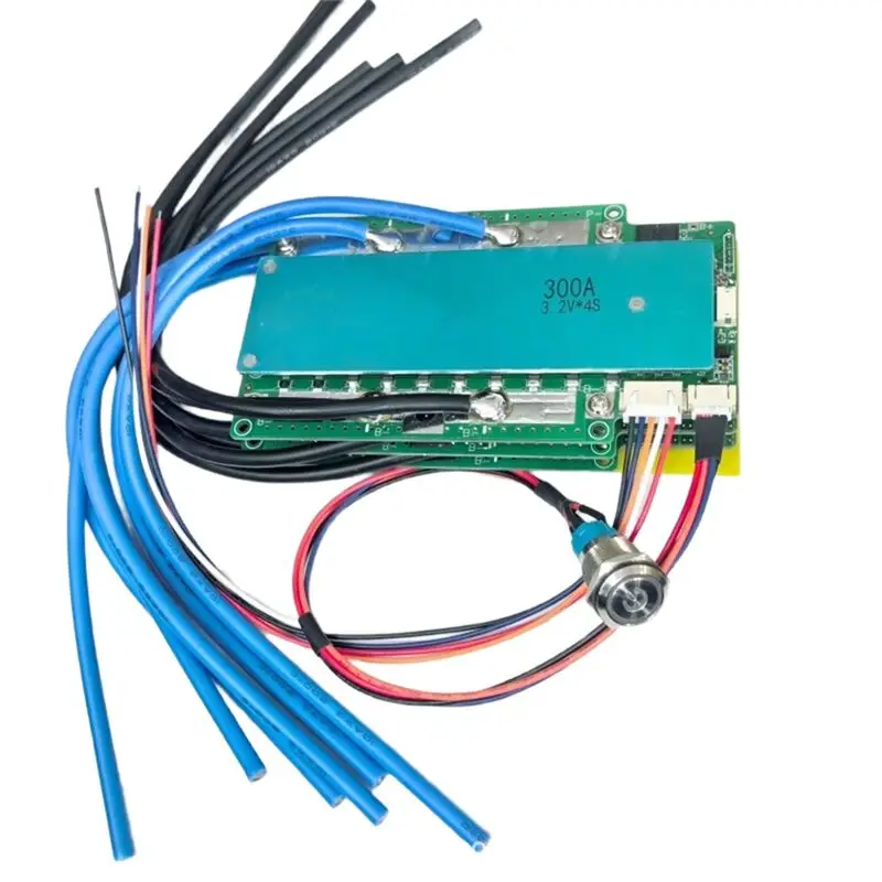 BMS LFP Battery Protection Board For Lifepo4 4S 12.8V Car RV Inverter Charge Discharge Current Control With Switch 300A-B51B