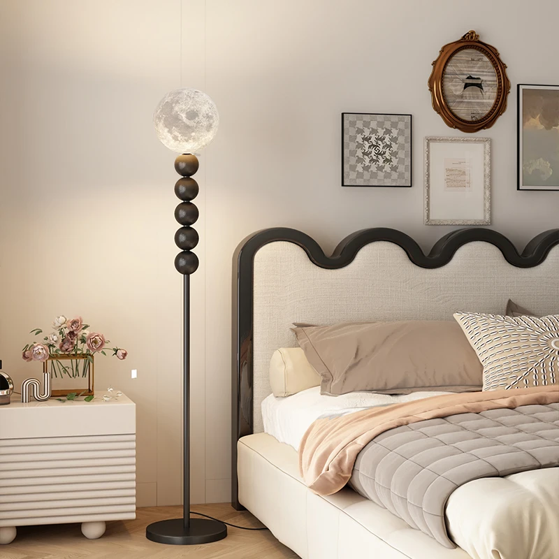 

Modern style creative spherical floor lamp for living room, sofa-side lamp, bedroom bedside table lamp