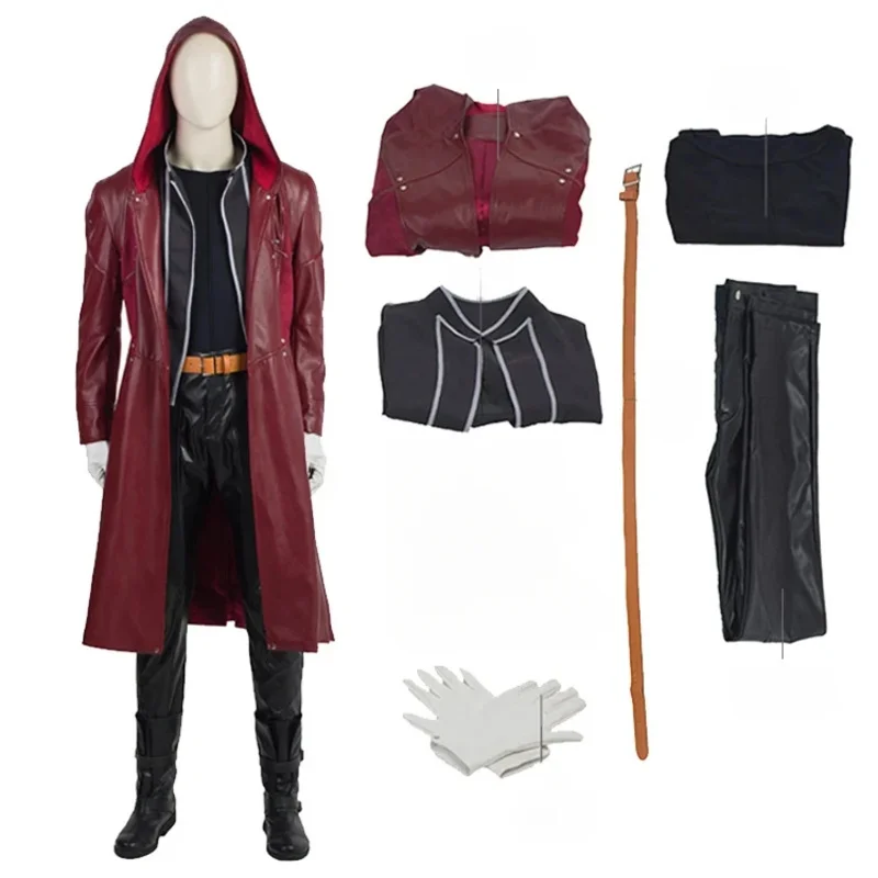Halloween Performance Party Steel Alchemist Edward Elric Cosplay in The Same Costume Set