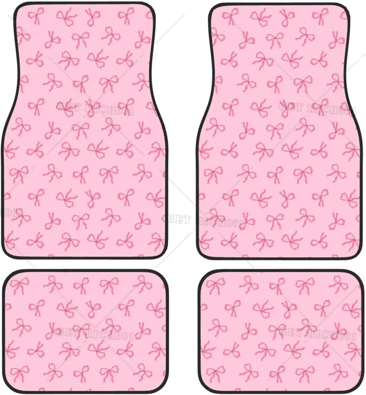 

Alfombrillas Automotrices Para Coche, Arcos Rosas, Alfombrillas Goma Para Todo Tipo Clima, Alfombrillas Para Coche, Juego Comp