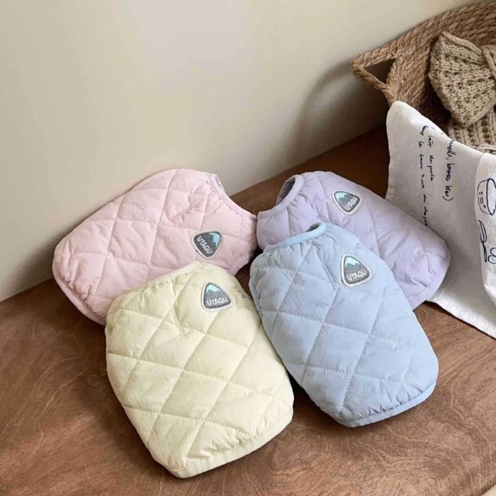 Durable Lightweight Pet Vest Cotton Padded Quilted Pet Clothing Snap Button Closur Sleeveless Pet Jacke Daily