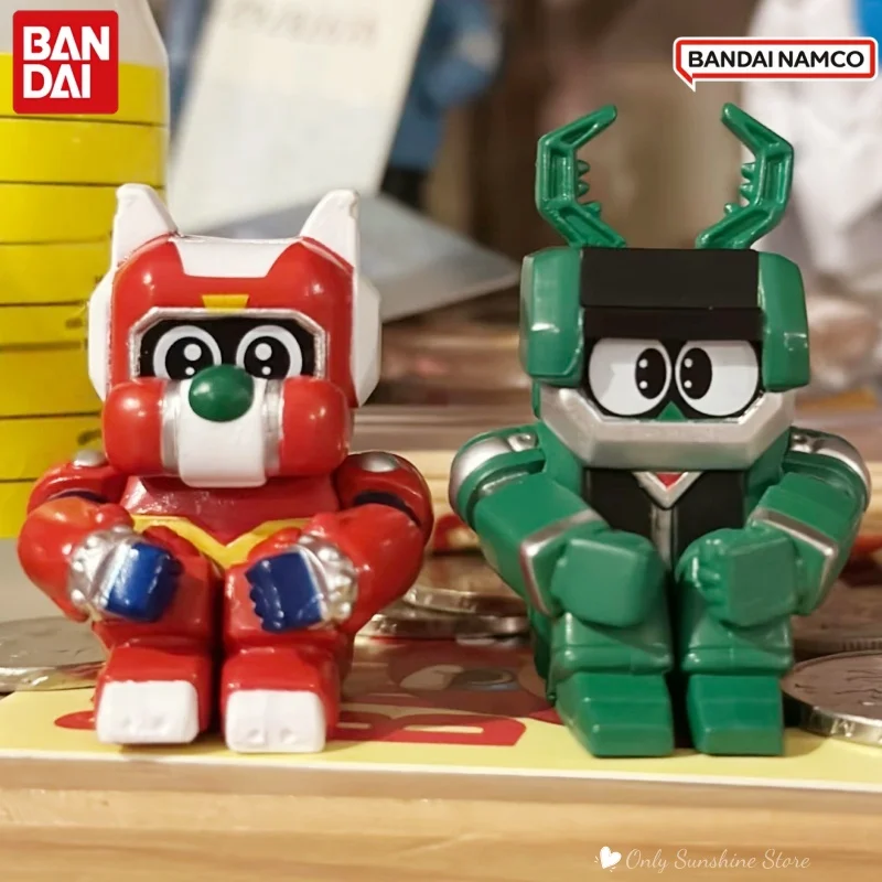 

Bandai Iron Fisted Detective Lu Baoda Mini Doll - Iron Armor Sitting Posture Ornament Collectible Action Figure for Toy Fans