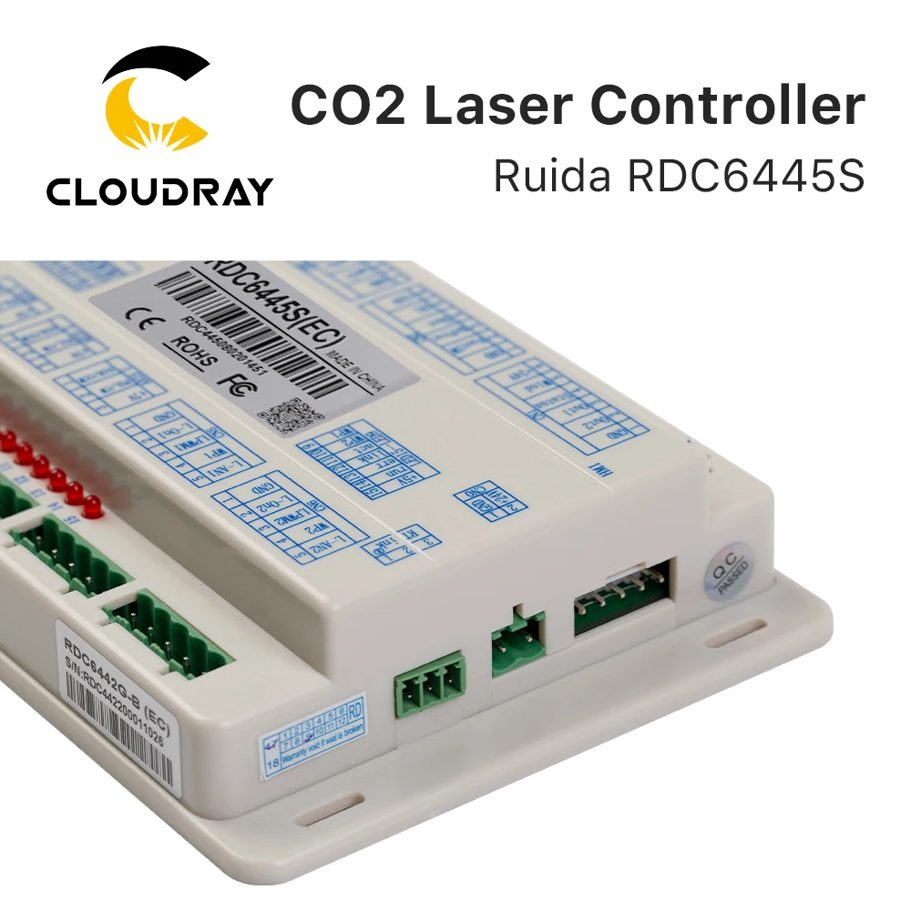 Ruida RDC6445 RDC6445G RDC6445S Controller per macchina da taglio per incisione laser Co2 Aggiornamento RDC6442 RDC6442G