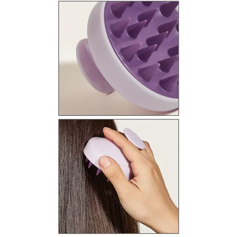 Silicone Shampoo Scalp Hair Massager Head Body Scalp Massage Brush Comb Hair Washing Comb Shower Brush Bath Spa Massage Brush