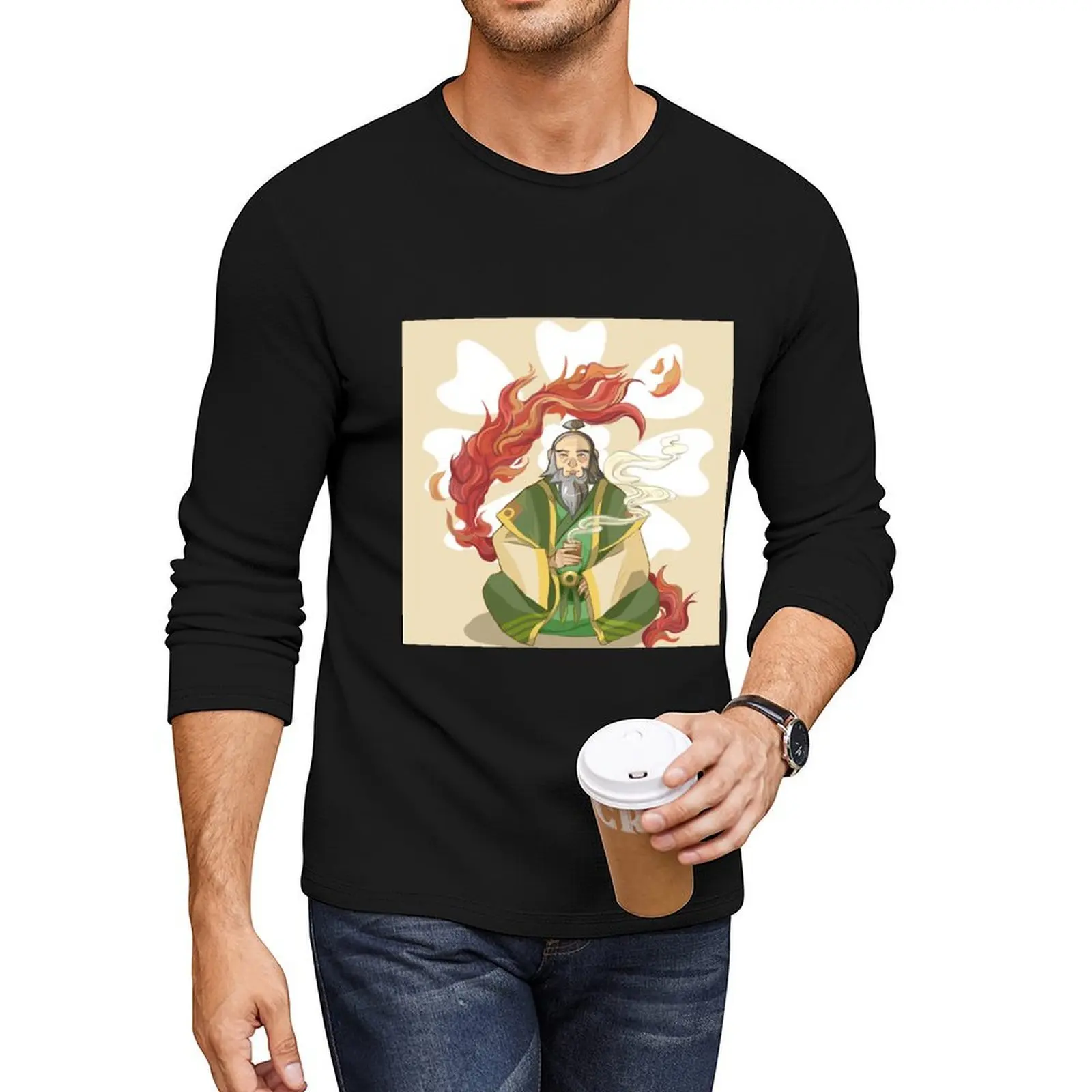 

Iroh, Dragon of the West Long T-Shirt vintage t shirt animal print shirt for boys funny t shirt plain t shirts men