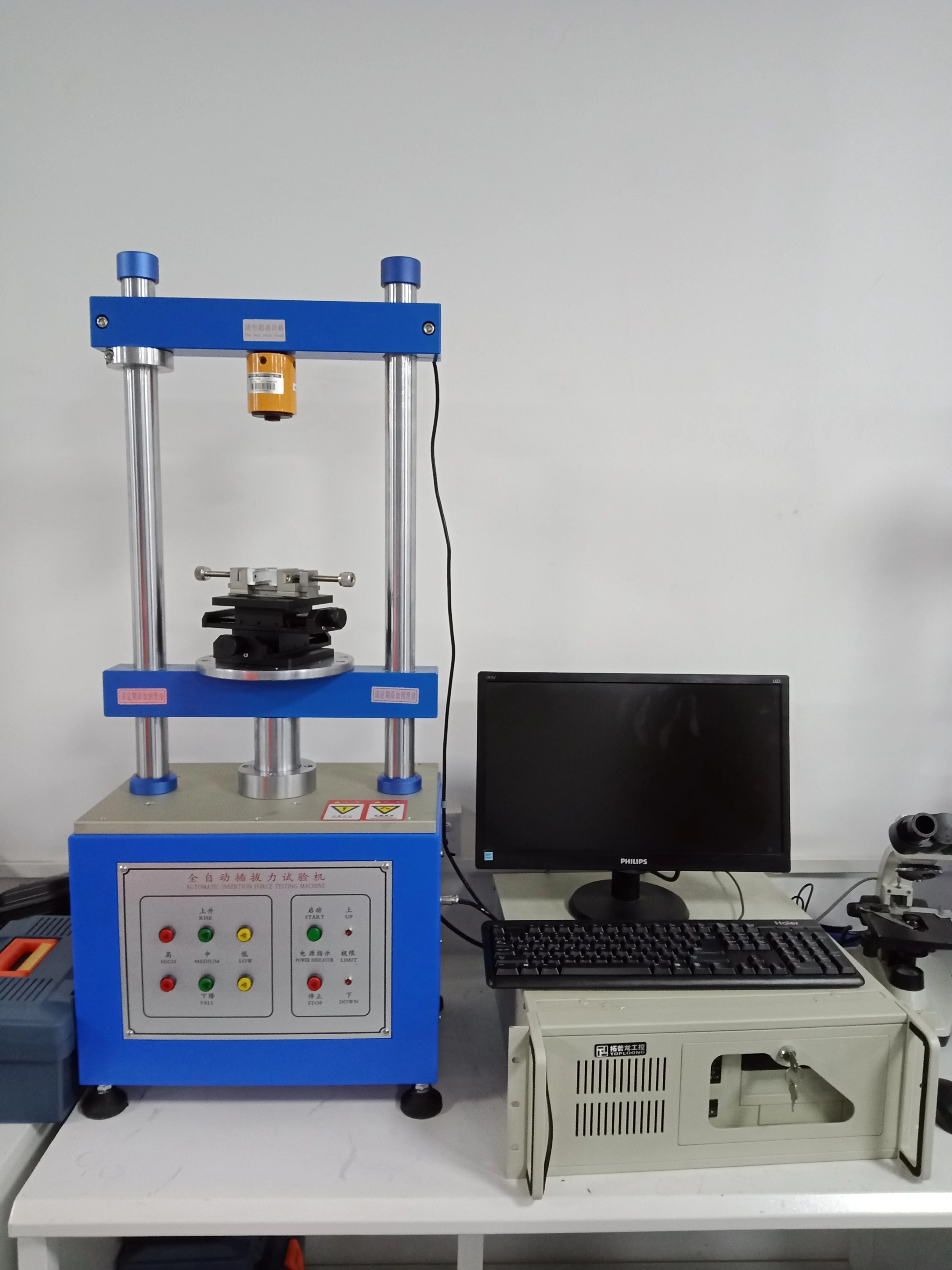 Automatic Computer Controlled Insert Pull-out Testing Machine Insertion Pull Force Tester