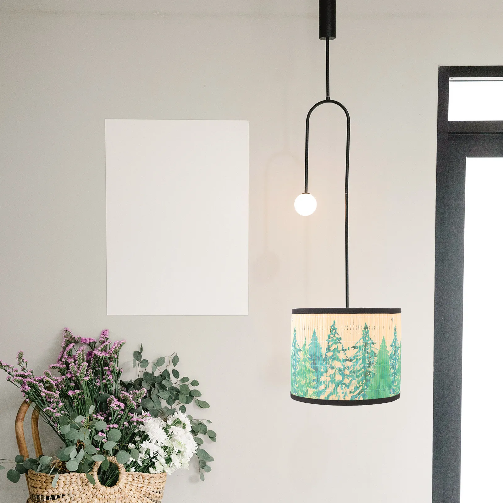 

Bamboo Lampshade E27 Retro Table Light Cover Ceiling Shade Home Decor Fresh Style Simple Ch Pendant Lamp Shades