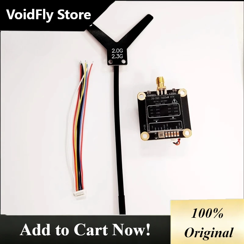 VoidFly 2G 2.2G VTX 1.6W 4.5W Simulated Image Transmitter VRX Video Glasses Receiver Remote Drone Acces FPV Emitter Part Airplan