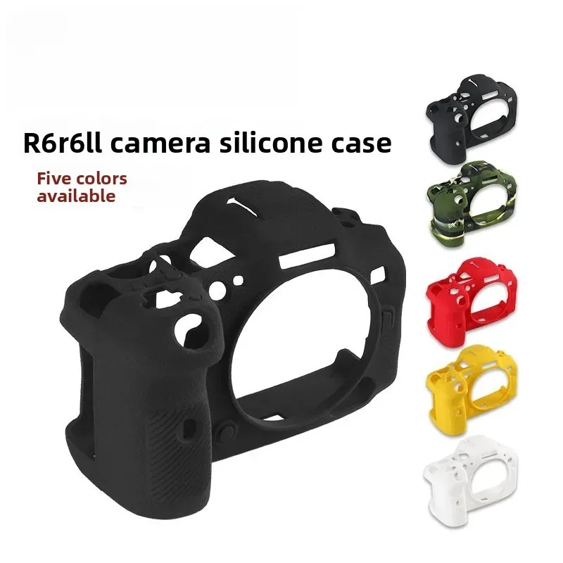 

For Canon R6 R6II R6Mark II Silicone Cover Rubber Silicone Camera Bag Case Cover Skin