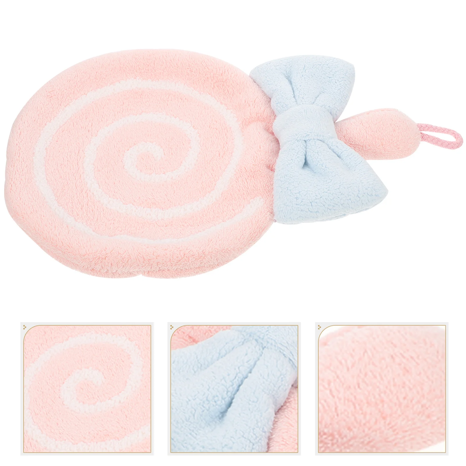 

Cartoon Hand Towel Set of 2 Super Absorbent Fast Drying Lightweight Coral Fleece Hand Wipe Towel for Home School Travel Use