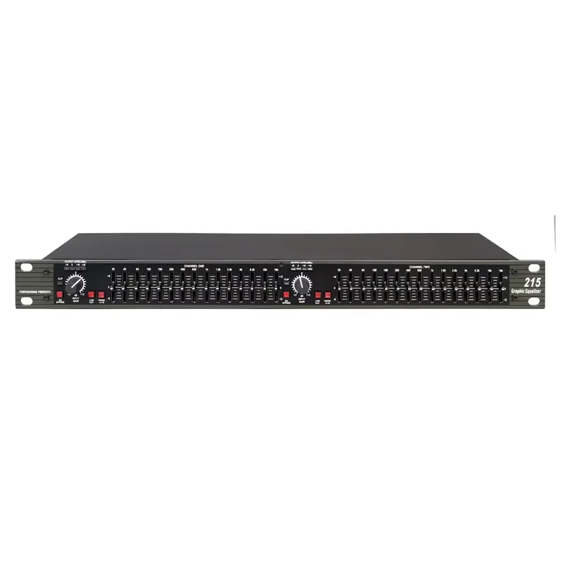 Professional Audio Equalizer GAX-215 Dual 15 Band Graphic Equalizer Power Equalizer Dj Equipment Professional Sound Equipment