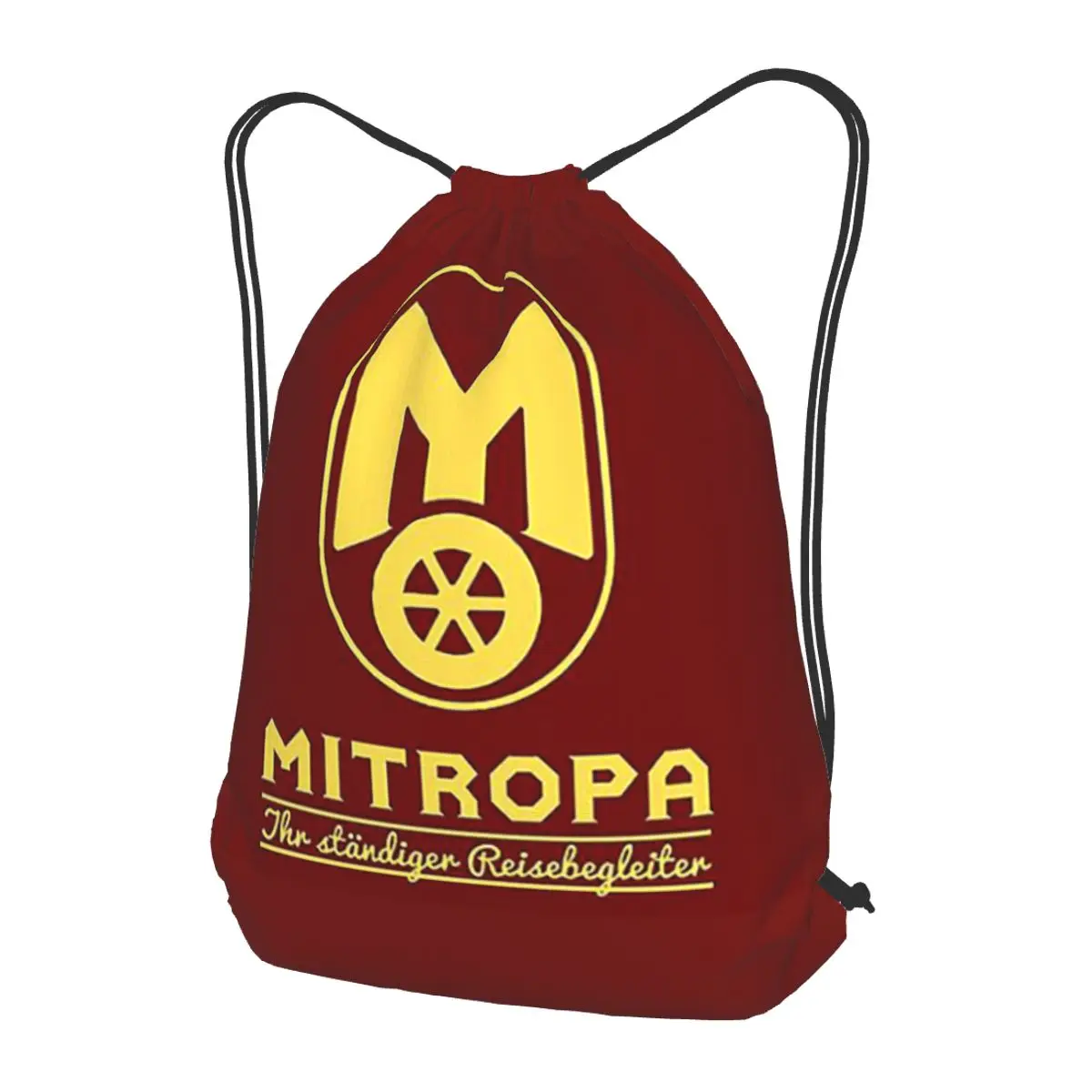

Mitropa Your Constant Travel Companion Backpacks Multi-function Drawstring Bags Sports Bag Book Bags for Travel School