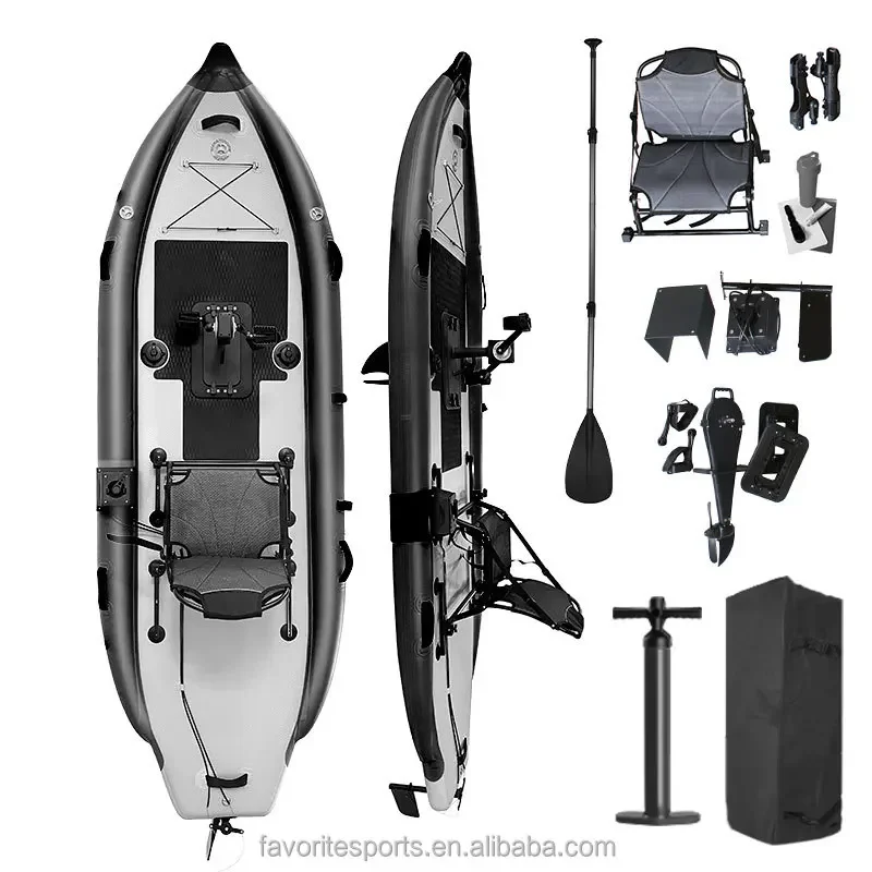 Favorite 2023 New Style Portable Detachable wholesale Sea 1 person pedal drive fishing boats kayak in canoe/kayak For Sale