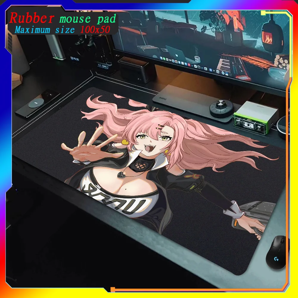 Best Sellers Zenless Zone Zero HD print Backlight Default Outfit Desktop Gaming Mouse Pad Large Deak Mat Gift Boys for Mouse Pad