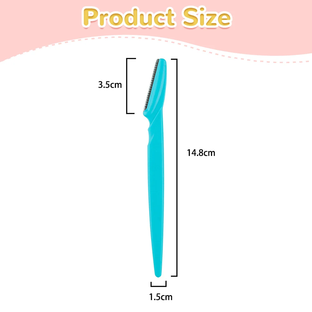 2/5Pcs Eyebrow Trimmer Blade Shaver Portable Face Razor Eye Brow Epilation Hair Removal Cutters Safety Razor Woman Makeup