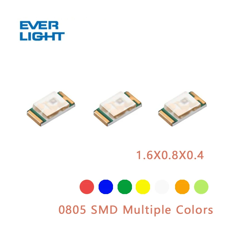 10 sztuk/partia nowy oryginalny 19-217/R6C-AL1M2VY/3T SMD LED 0603 czerwony wiele opcji kolorów dla szczegółów