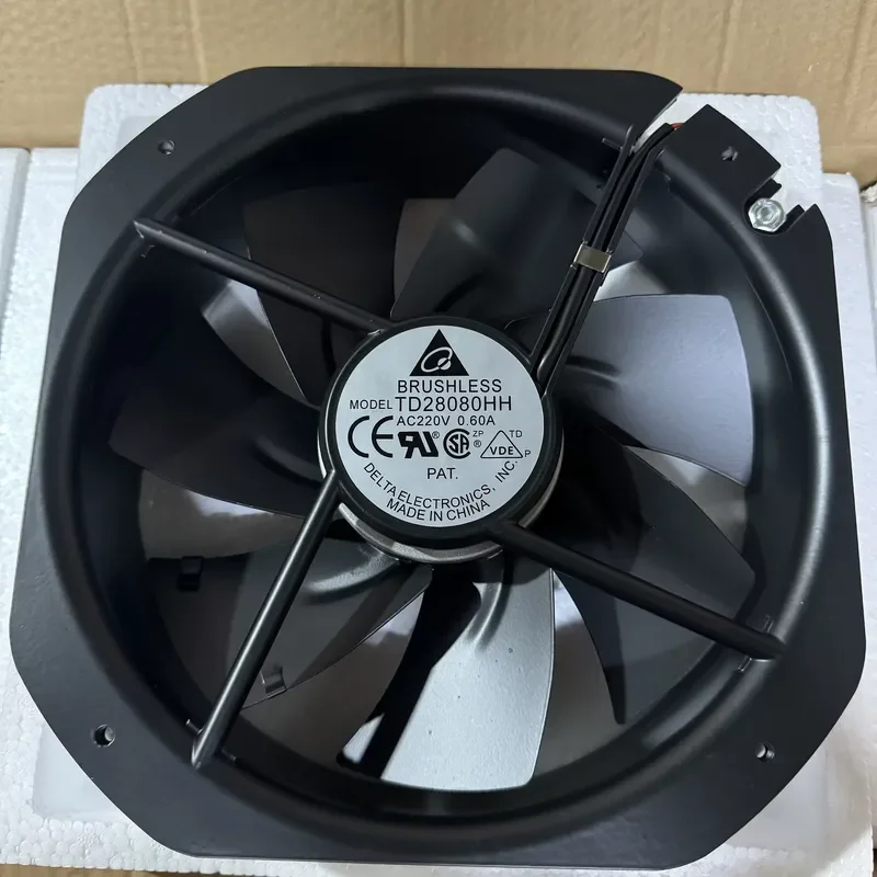 For Original Delta 28080/22580 axial flow fan TD28080HH/TD22580HH iron blade 220V high temperature resistance