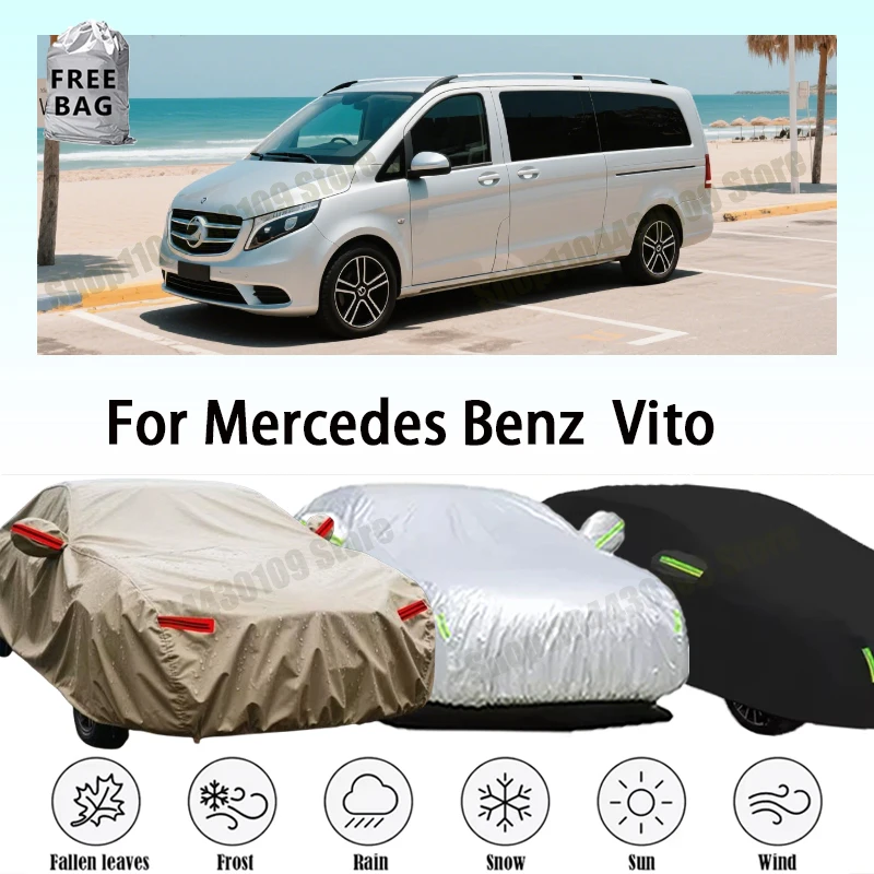 

Waterproof Car Cover Custom Duty SUN Waterproof All Weather For Mercedes Benz V-Class W638 W639 Vito Viano Valente 1996-2014