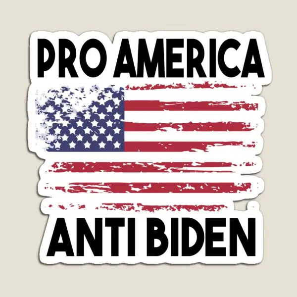 Pro America Anti Biden  Magnet Decor Refrigerator Cute Funny Kids for Fridge Organizer  Holder Stickers Baby Children Toy