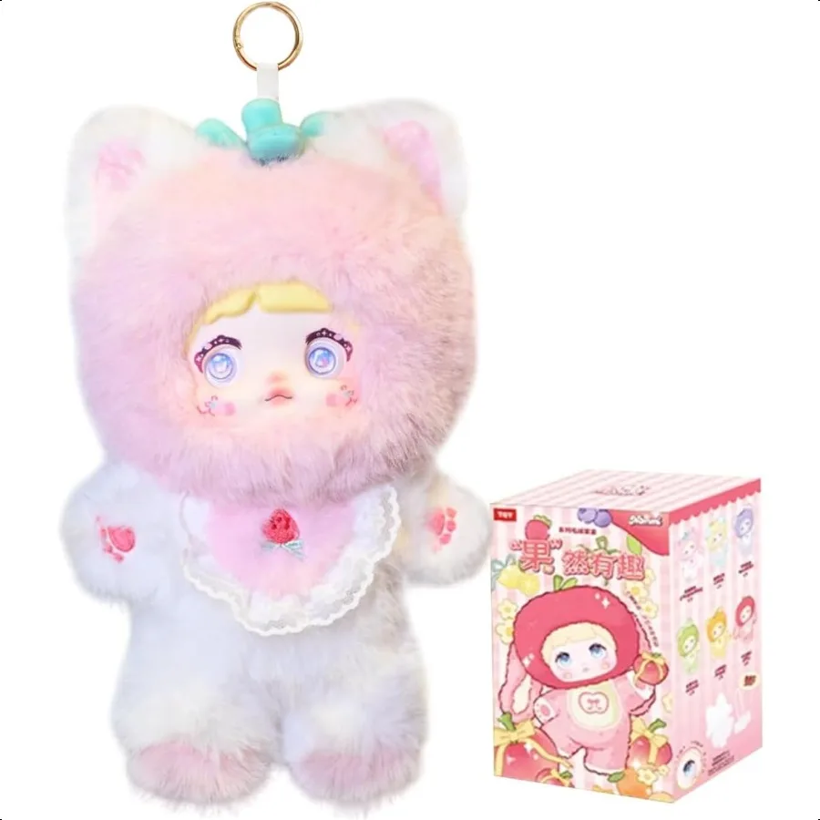 

Plush Blind Box Kawaii Nommi Fruit Series Stuffed Blind Box Doll Kawaii Mystery Vinyl Plush Toys Collectible for Birthday Gift