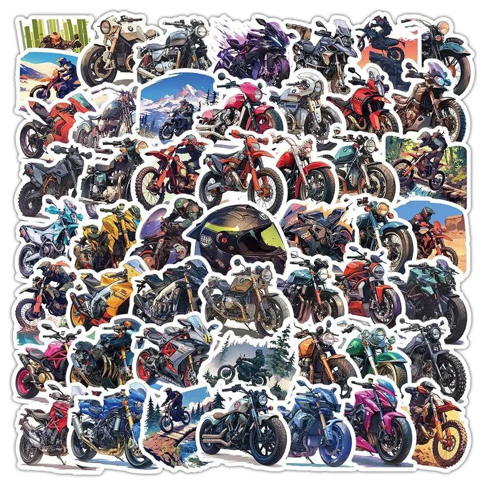 The same style 5-pack stickers, 100 pieces per pack, a total of 500 pieces of off-road motorcycle sticker creative and unique ap