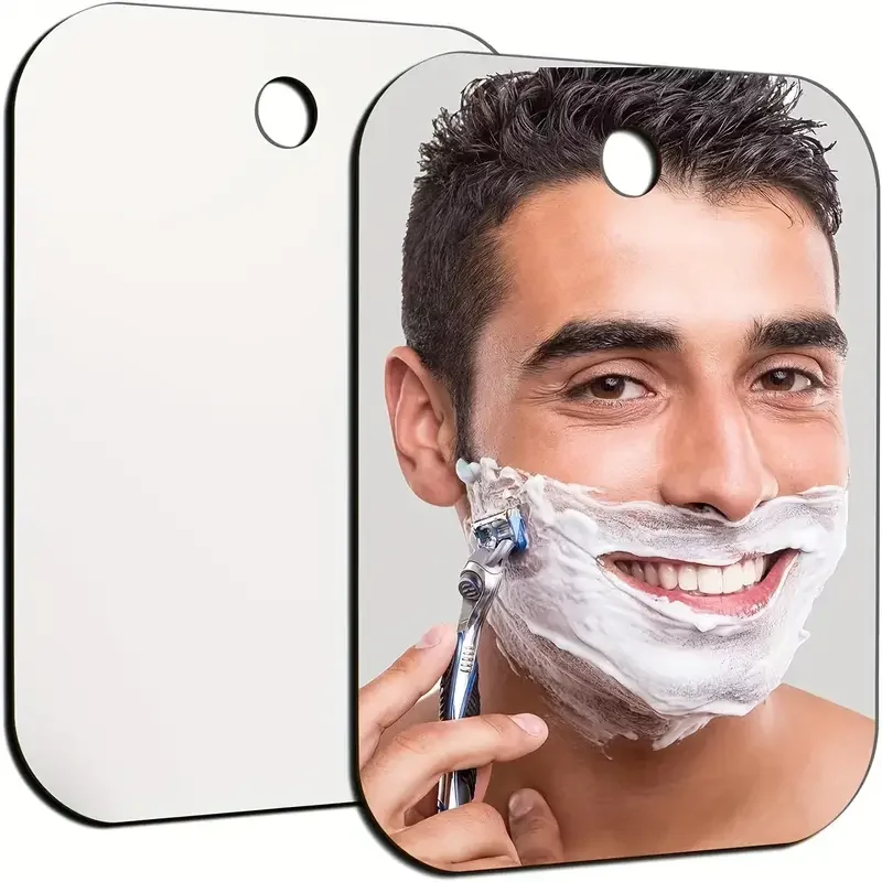 1/2 szt. Akrylowe Lustro z Przyssawką do Ściany, Lustro Prysznicowe do Golenia dla Mężczyzn, Makijażu dla Kobiet, Przenośne Akcesoria Podróżne do Łazienki