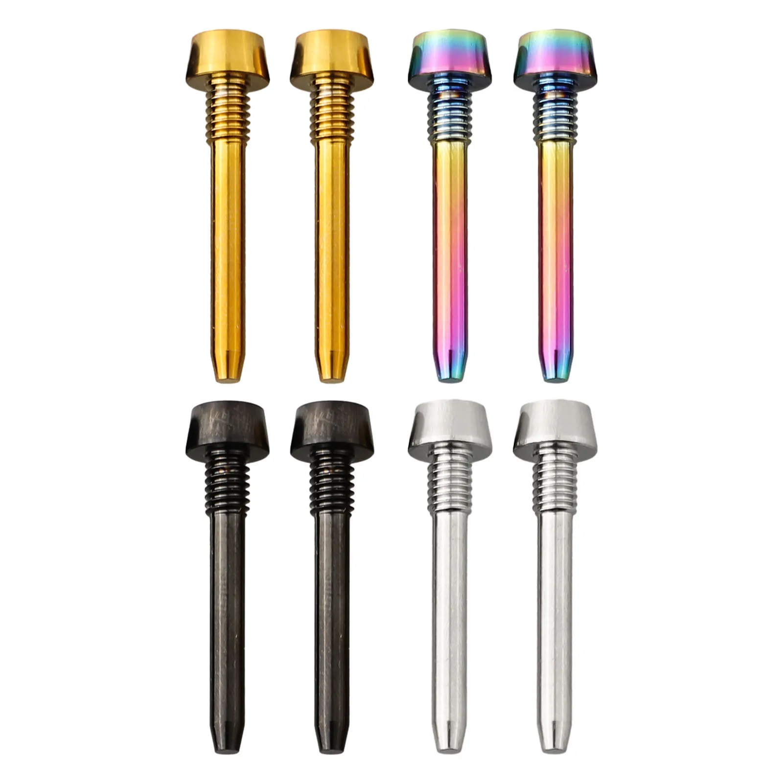 Bike Brake Pad Retaining Pin Titanium Alloy Material For For MT2/4/5/6/8 Black/Rainbow/Titanium/Gold Color Practical to Use