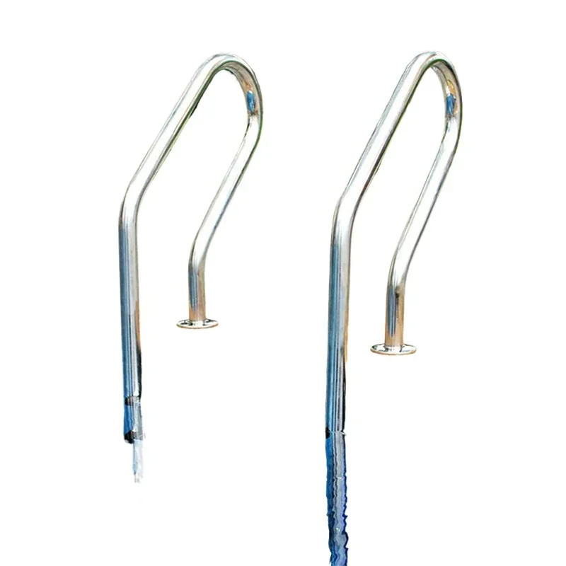

304 Stainless Steel Swimming Pool Step Ladder Non-slip Heavy Duty 2 3 4 5 Steps Pool Equipment Accessory