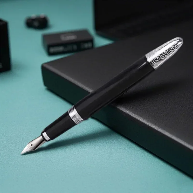 قلم حبر Shenlong طويل بسكين 1.0 مم - تصميم منحوت رائع، تدفق حبر ناعم لممارسة الخط والقرطاسية الهدايا
