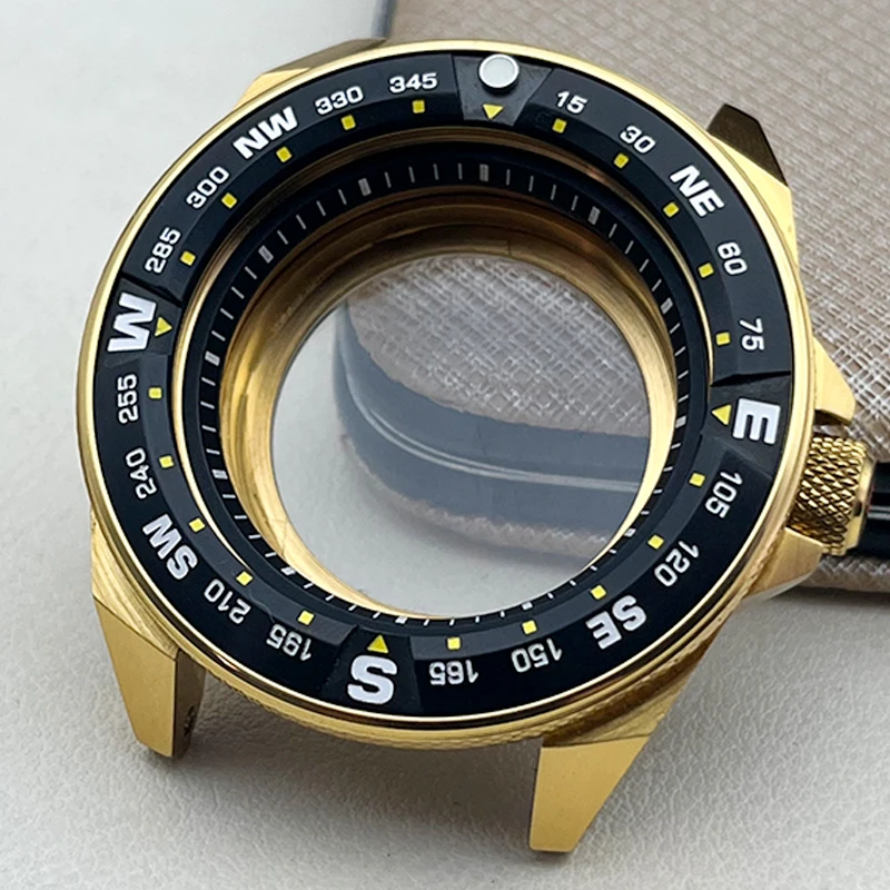 

The New Samurai King Case Fits the NH35 NH36 4R Japanese Automatic Movement Stainless Steel Gold NH35 Case