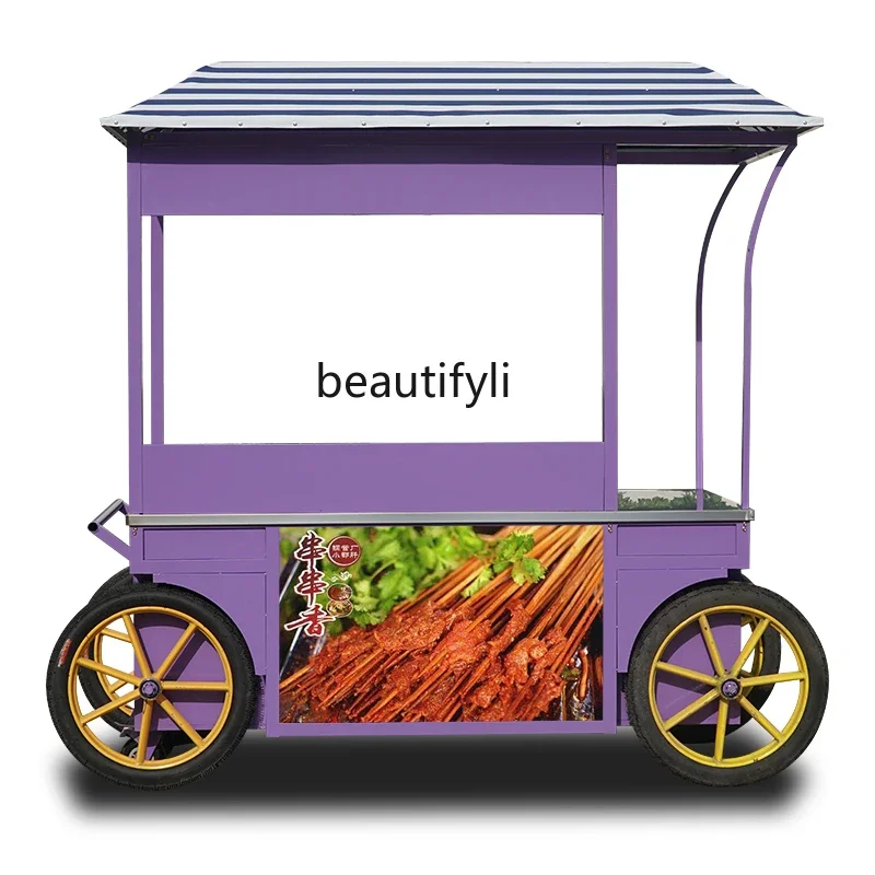 

Cart stall Multifunctional night market Mobile stall Food truck Commercial stall Mobile cold drink truck