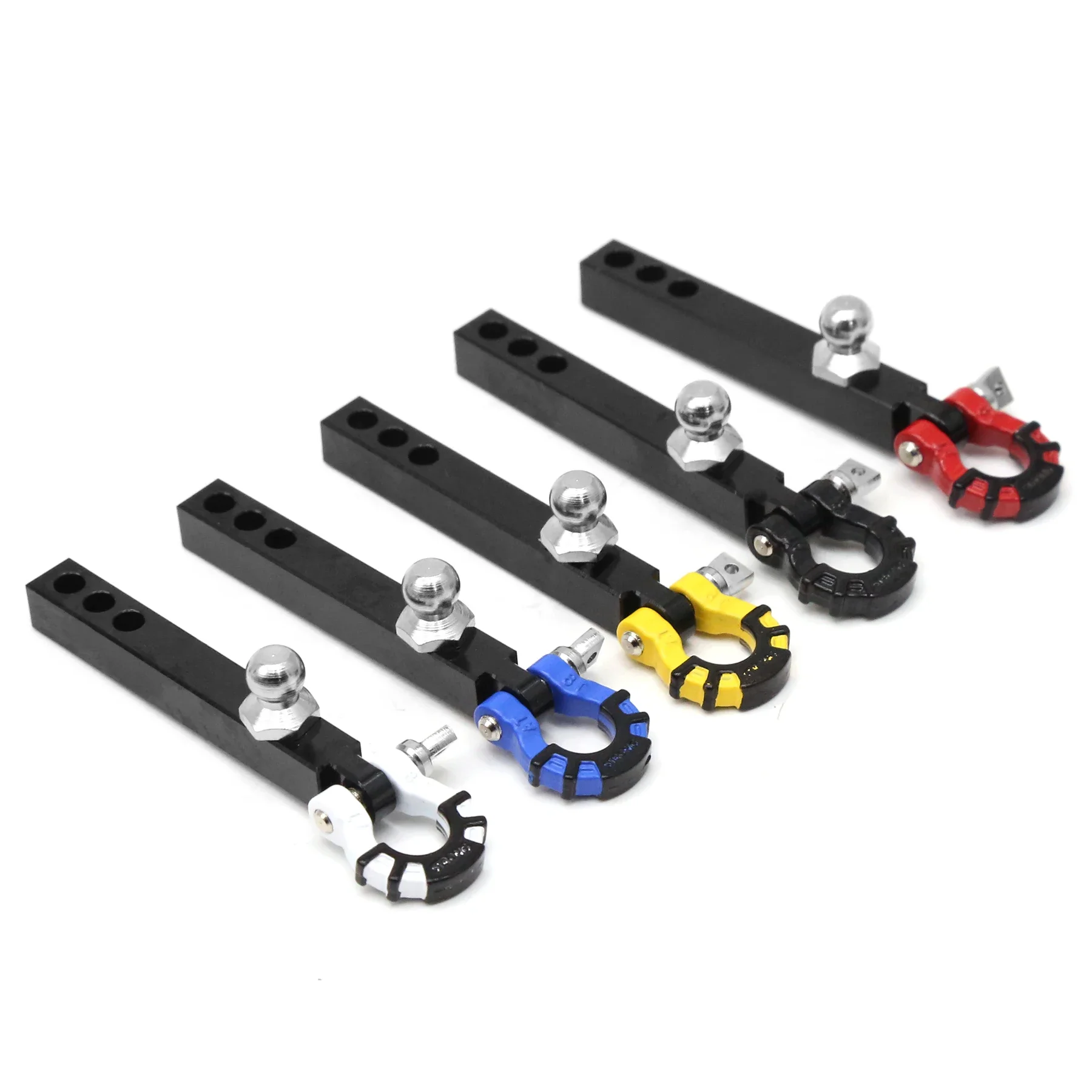 1/10 Części do modeli RC pojazdów wspinaczkowych Metalowy hak holowniczy do SCX10 AT6 EX86190 FJ40 AT4V XT4 SU4 NT6 NT4 YK4104