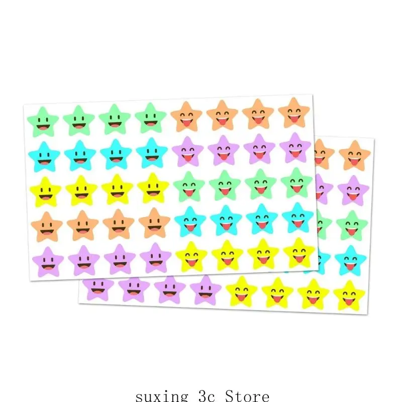 10 Sheets Reward Sticker Sticker Small Star Sticker Labels Adhesive Sticker Decorative Sticker for Party
