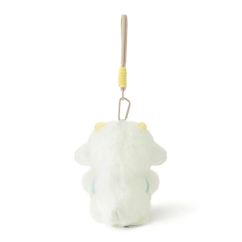 20cm 귀여운 실물 같은 양 플러시 펜던트 핑크 블루 양 플러시 키체인 백팩 장식 여행 동반 인형 어린이 생일 선물 ﻿ 선물