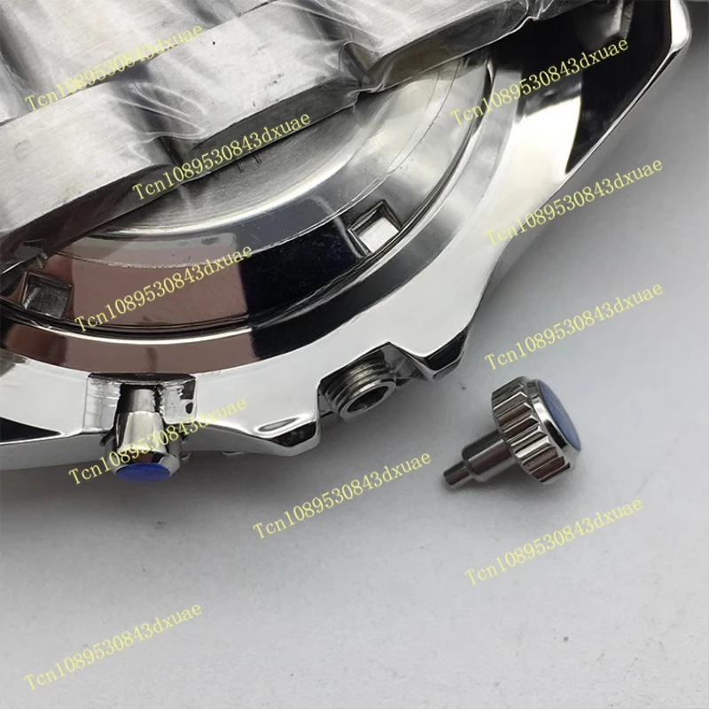 46941 46943 Movement Stainless Steel Solid Case Sapphire Double Calendar Safety Buckle