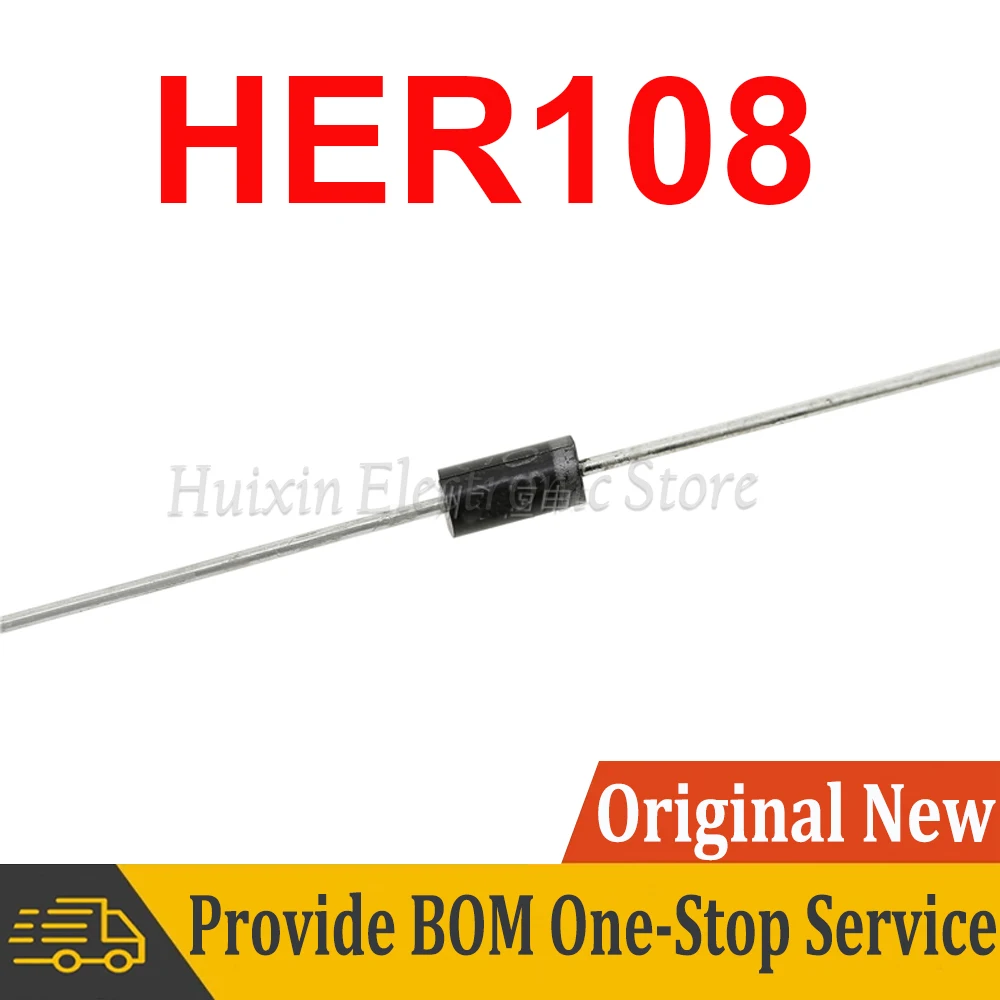 

50pcs HER108 108 DO-41 10A 1000V New and Original IC Chipset