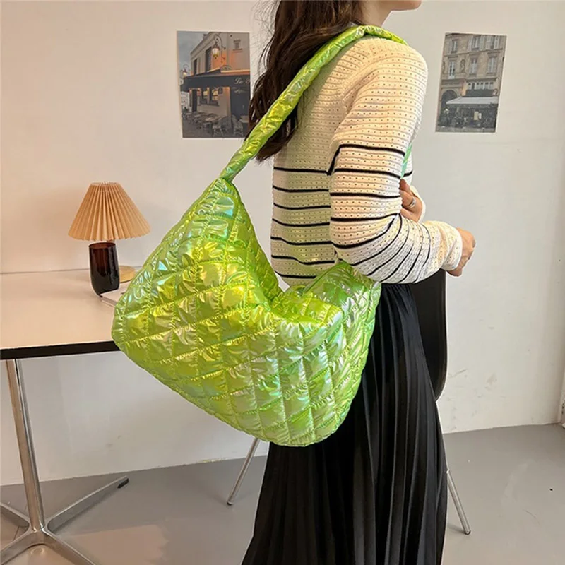 Big Bag Women Brand Luxury Crossbody Bags Green Tote Ladies Handbags Large Shoulder Zipper Aesthetic Decorations Vip Bag Cross