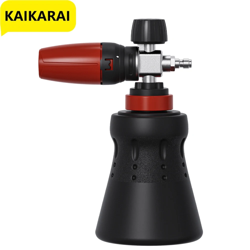 Foam Cannon Car Wash Pressure Washer Snow Foam Lance 1L Bottle Adjustable Nozzle High Pressure Soap Dispenser Car Cleaning Tool