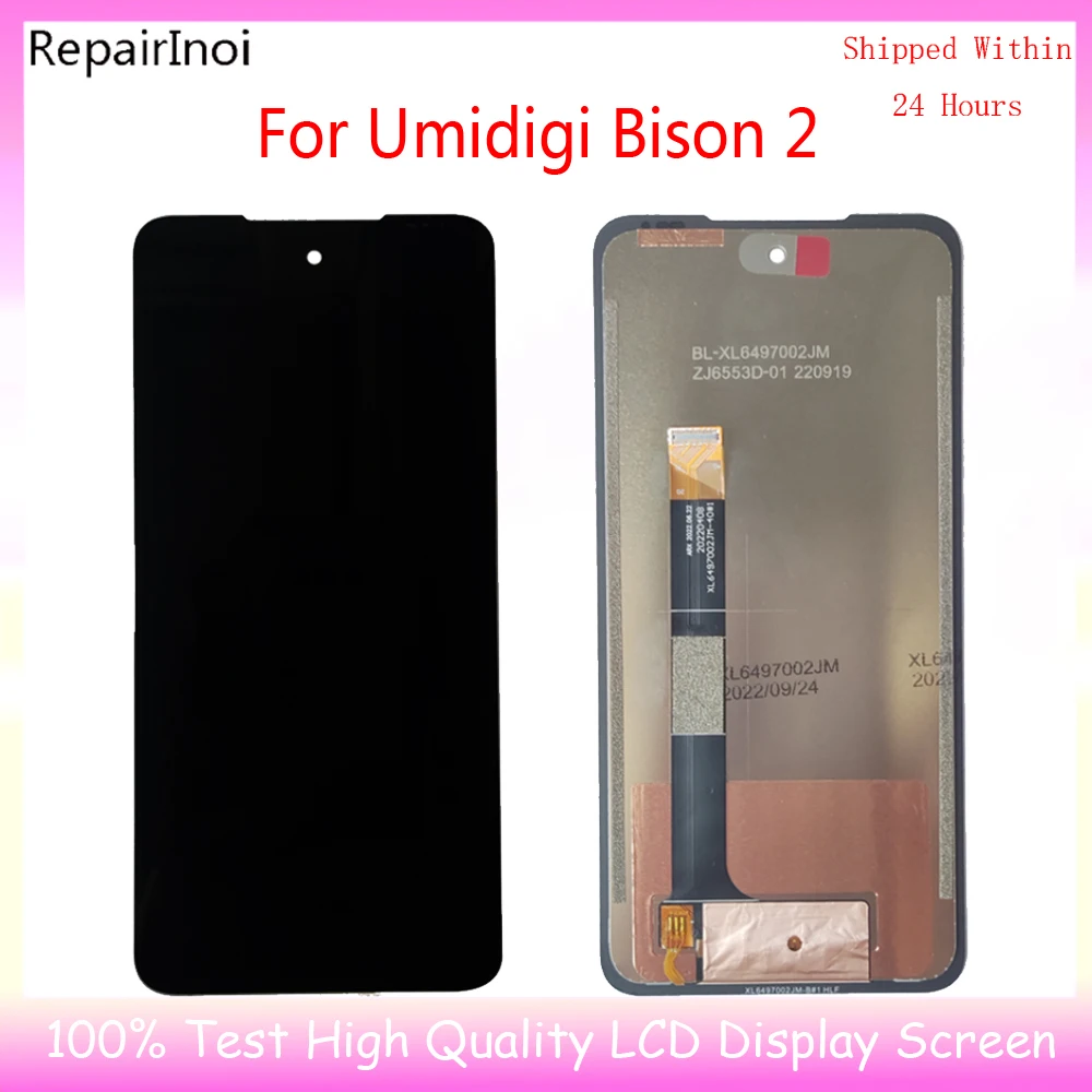 Umidigi Bison 2021 X10 X10G X10S Bison GT 2 GT2 Pro LCD 디스플레이 터치 스크린 디지타이저 어셈블리, 모바일 전체 디스플레이 화면