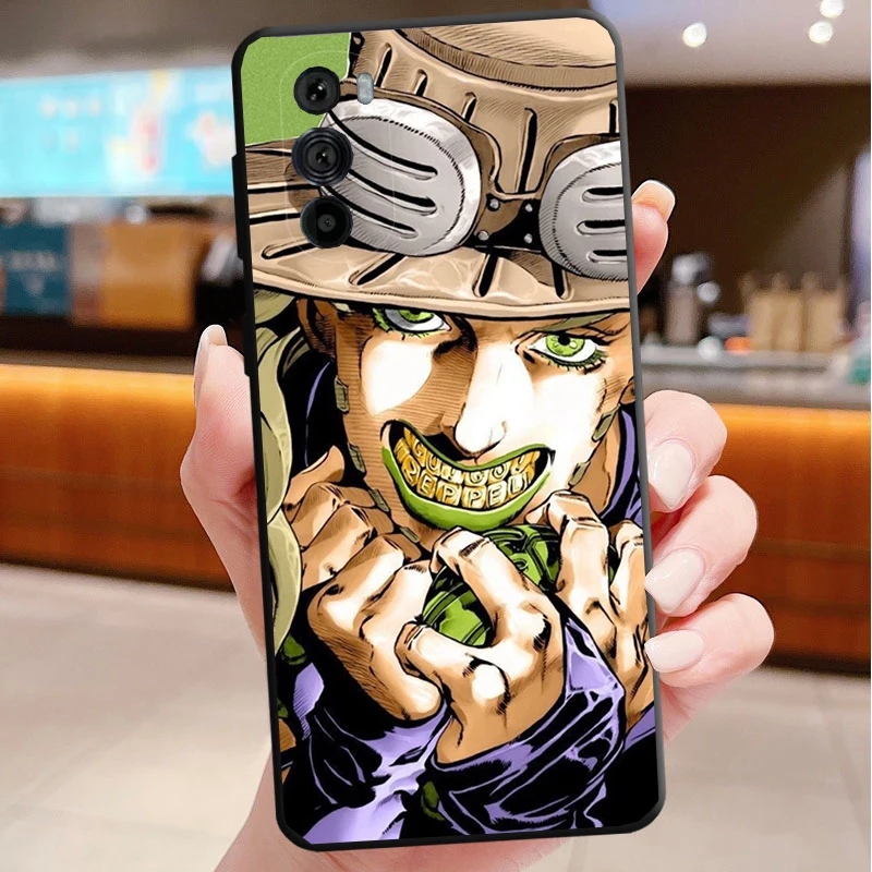 Handyhülle für Motorola Edge 50 40 Pro 60 50 40 30 Ultra Neo Fusion Moto G Play G Stylus G Power G Jojo Gyro Zeppeli Anime