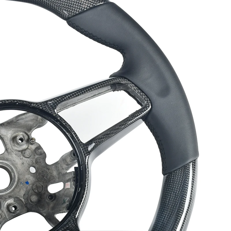 Upgrade Setir Mobil ZJZ Pors-che Serat Karbon untuk Porsche Panamera Macan Cayenne 918 911 718 970 971 958