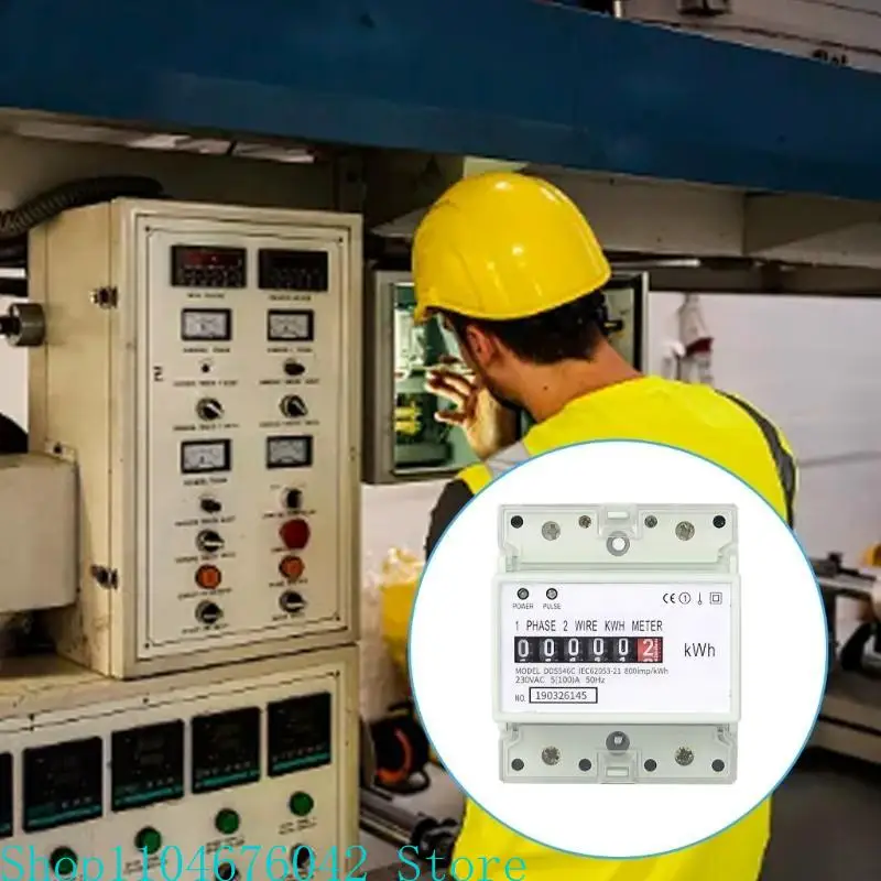 

5asd Easy To Install Space Saving Mounted Electronic Energy Meter Suitable For Home And Small Business Energy Monitoring