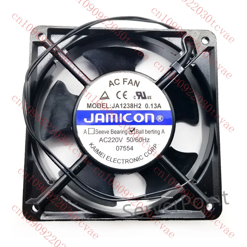 

For JAMICON JA1238H2 AC220V 0.13A 120*120*38mm 12038 2line Bearing Cooling Fan