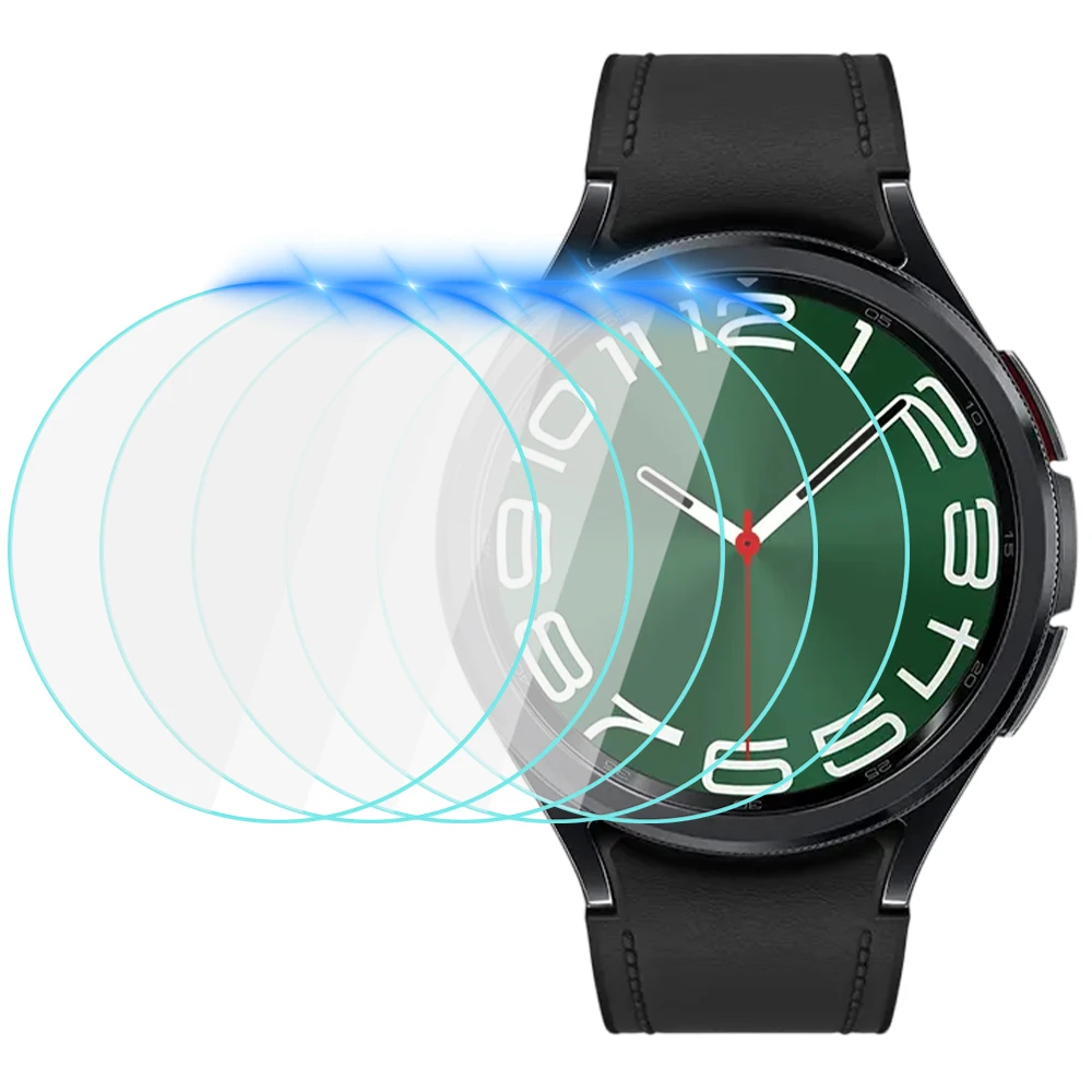 

Tempered Glass For Samsung Galaxy Watch 6 40mm 44mm Accessories HD Clear Hydraulic Film Screen Protector Watch 6 Classic 43/47mm