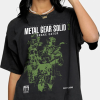 Metal Gear Solid 3 Snake Awesome Pure Cotton Shirts Crew Neck Heartfelt Gift Metal Gear Solid Game Creative Summer T-shirt