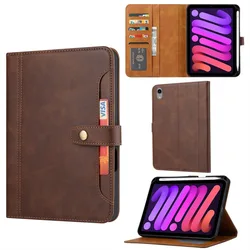 Tablets Case for iPad 9th 10th Generation Air4 5 Mini6 Accessories PU Leather Case with Card Holder Pro 12 9 Inches Cover